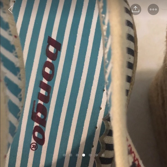 Nautical wedge sandals- Women’s size 10 - Picture 4 of 7